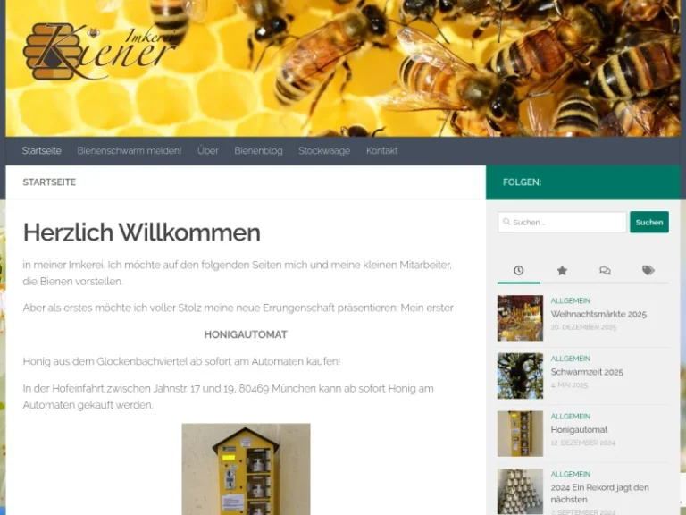 Imkerei Kiener Honig / Automat / Honigautomat - Bayern in München