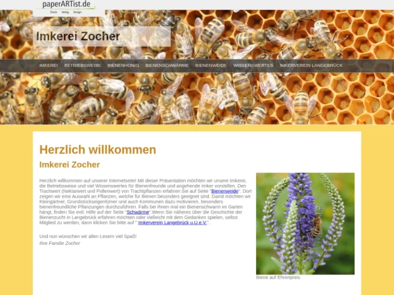 Imkerei Zocher - Sachsen in Dresden