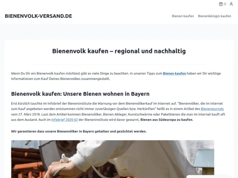 Bienenvolk-Versand.de - Bayern in Emmering