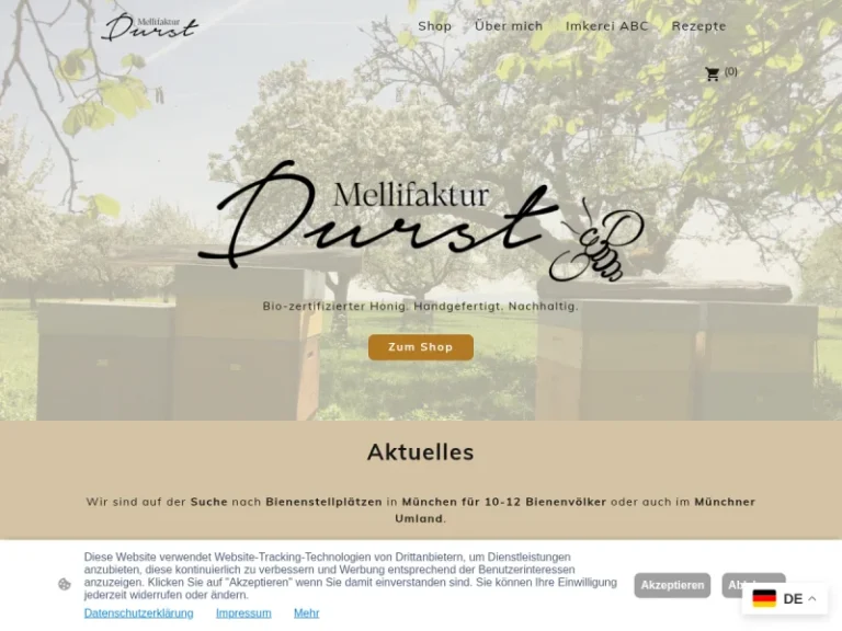 Mellifaktur Durst / Meisterbetrieb / Bio-Imkerei / verschiedene Bienenprodukte - Bayern in München