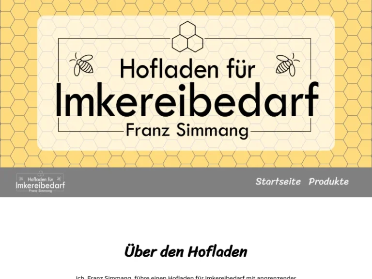 Hofladen für Imkereibedarf Franz Simmang - Sachsen in Elstra