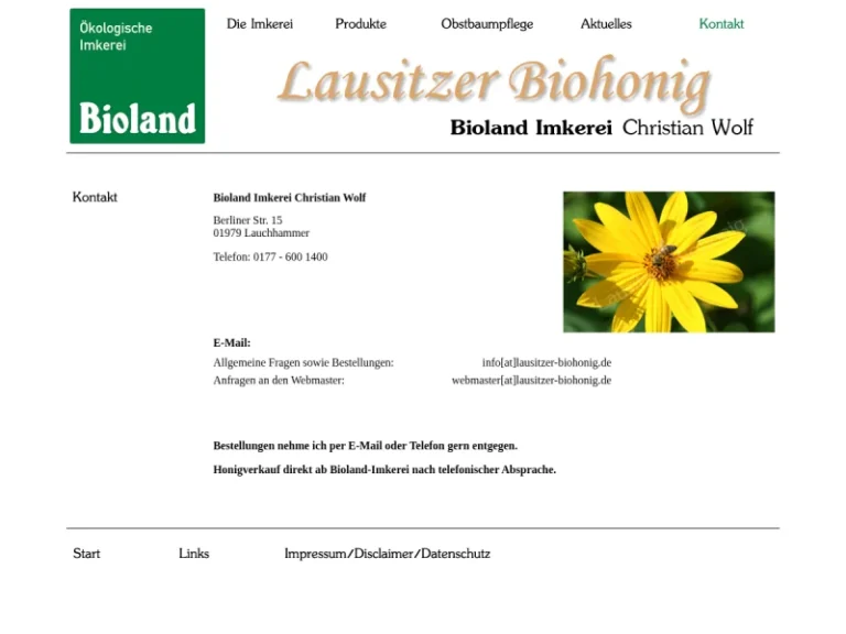 Lausitzer Biohonig - Brandenburg in Lauchhammer