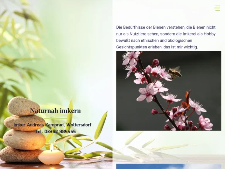 Imker Andreas Kamprad - Brandenburg in Woltersdorf