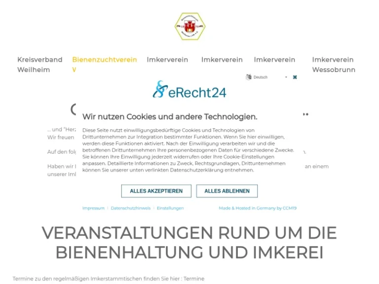 Bienenzuchtverein Weilheim e.V. - Bayern in Huglfing