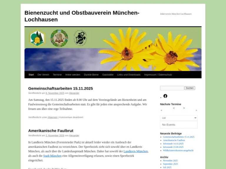 Bienenzucht- und Obstbauverein München-Lochhausen u. Umgebung e.V. - Bayern in München