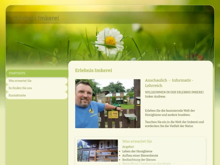 Erlebnis Imkerei , Imker – Andreas - Sachsen-Anhalt in Dessau-Roßlau