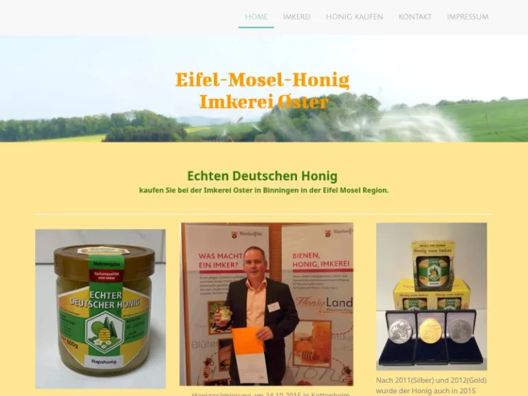 Imkerei Oster - Rheinland-Pfalz in Binningen