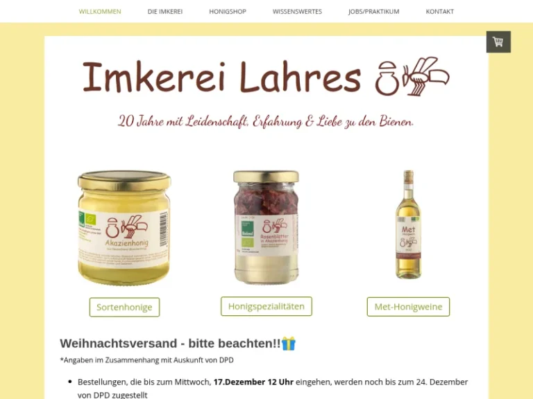 Imkerei Lahres (Bioland) - Brandenburg in Garzau-Garzin