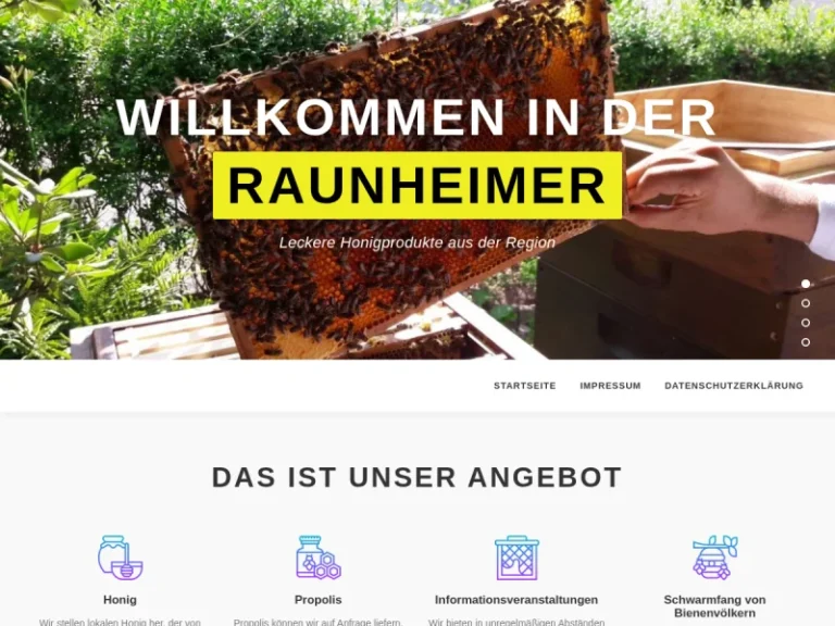 Raunheimer Honigmanufaktur – Hobbyimkerei Bisignano - Hessen in Raunheim