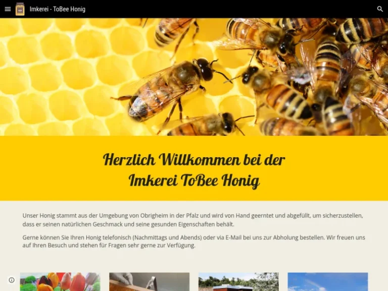 Imkerei – ToBee Honig - Rheinland-Pfalz in Obrigheim (Pfalz)