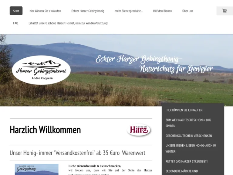 Harzer Gebirgsimkerei André Koppelin - Sachsen-Anhalt in Hüttenrode