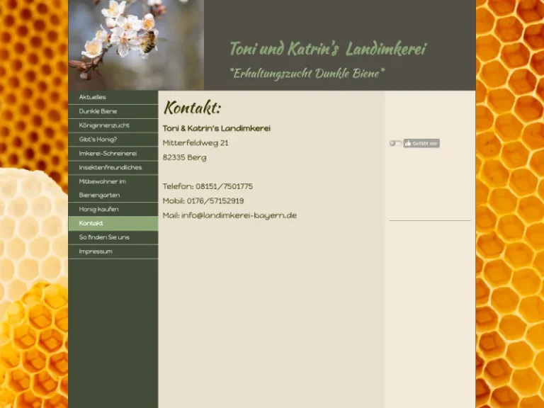 Erhaltungszucht Dunkle Biene - Bayern in Berg