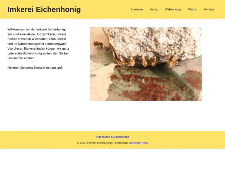 Imkerei Eichenhonig - Hessen in Wiesbaden