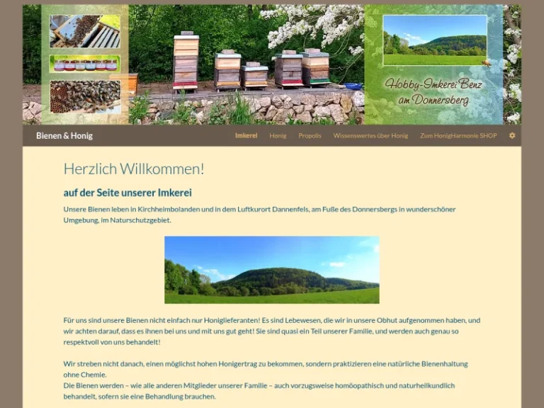 Hobby-Imker Benz - Rheinland-Pfalz in Kirchheimbolanden