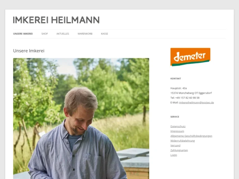 Imkerei Heilmann - Brandenburg in Müncheberg