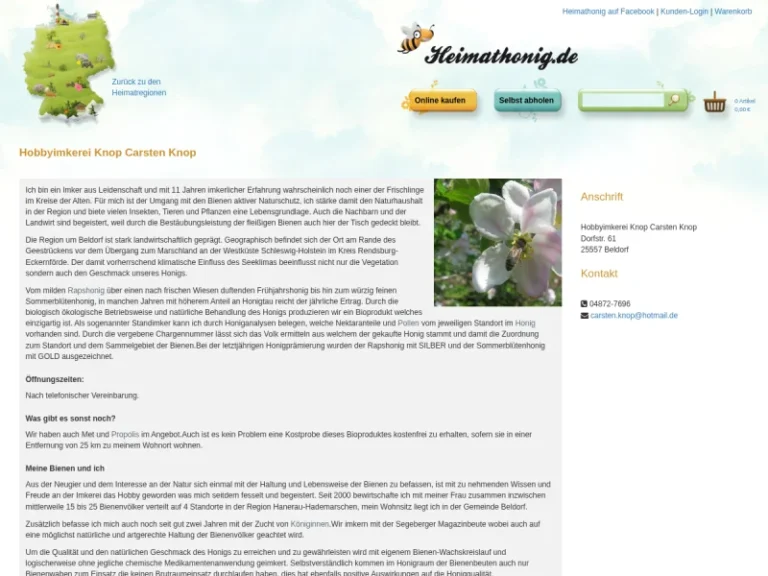 Hobbyimkerei Knop Carsten Knop - Schleswig-Holstein in Beldorf