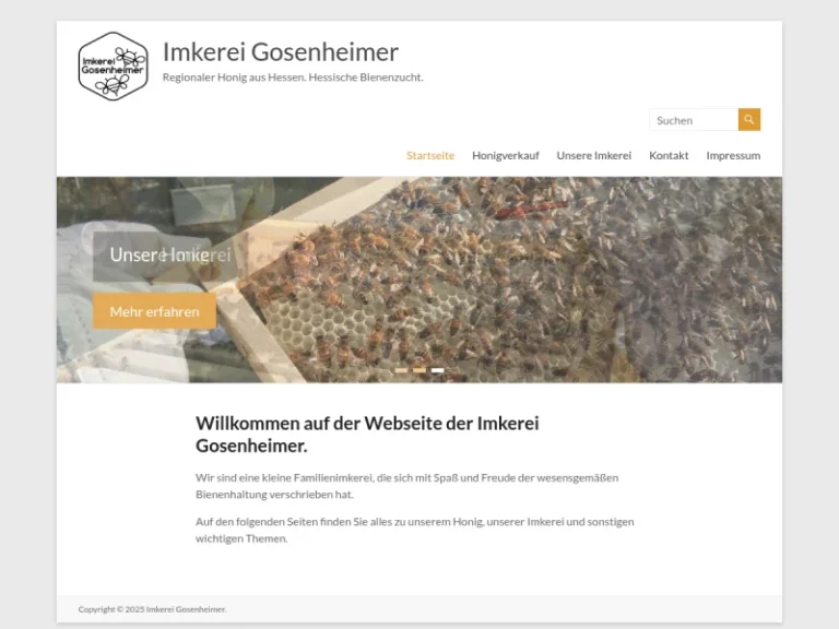 Imkerei Gosenheimer - Hessen in Frankfurt am Main