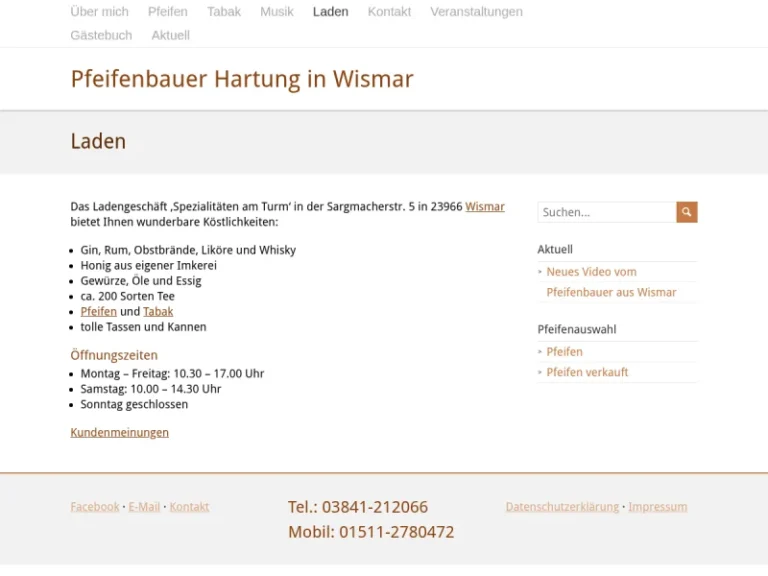 Spezialitäten am Turm - Mecklenburg-Vorpommern in Wismar