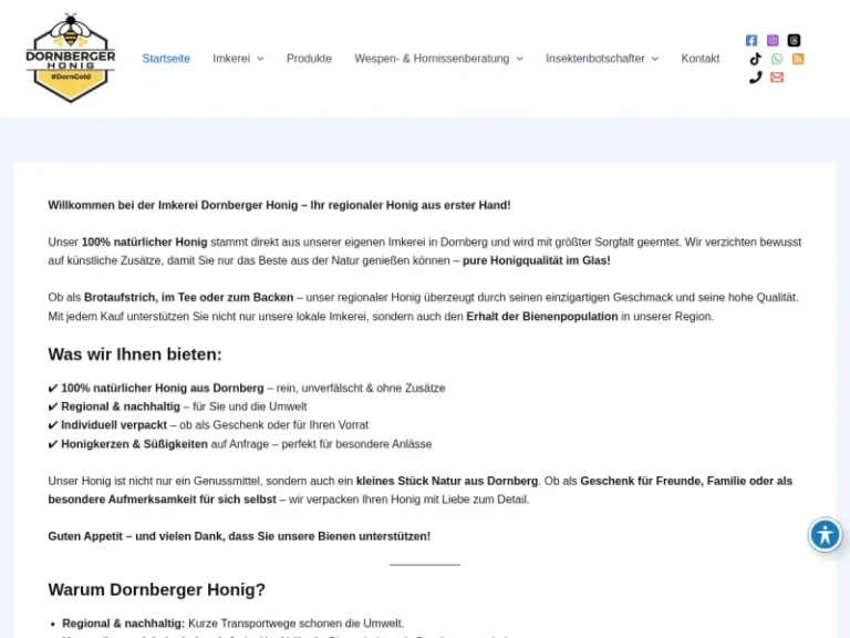 Dornberger Honig #DornGold -Imkerei in Bielefeld- Norbert Gerth - Nordrhein-Westfalen in Bielefeld