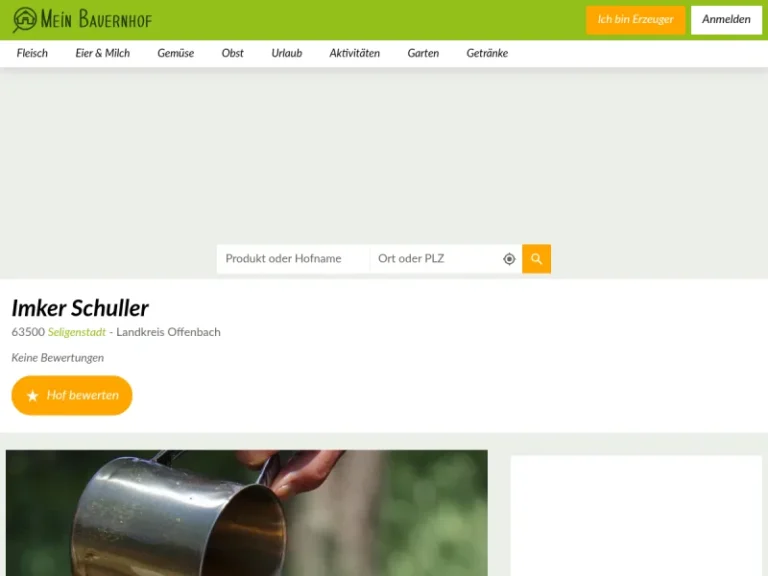 Imker Heinrich Schuller - Hessen in Seligenstadt