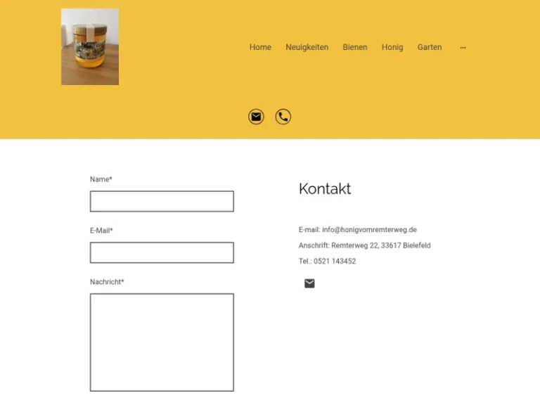 Honig vom Remterweg - Nordrhein-Westfalen in Bielefeld