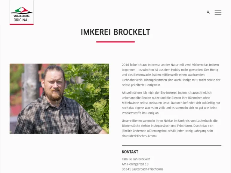 Imkerei Jan Brockelt - Hessen in Lauterbach (Hessen)