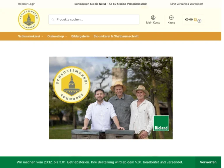 Schlossimkerei Tonndorf - Thüringen in Tonndorf