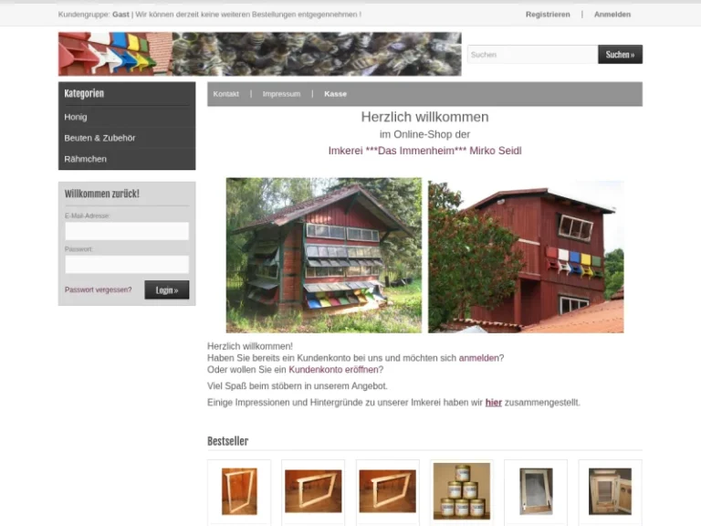 Imkerei „Das Immenheim“ Inh. Mirko Seidl - Thüringen in Kranichfeld