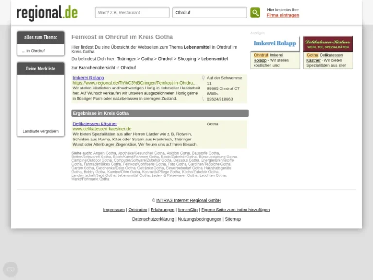 Imkerei Rolapp - Thüringen in Ohrdruf