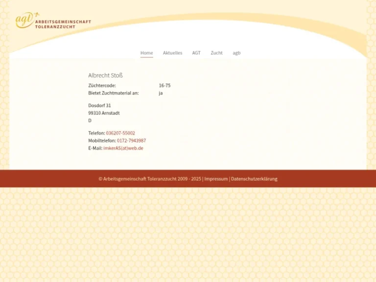 Imkerei Albrecht Stoß - Thüringen in Arnstadt