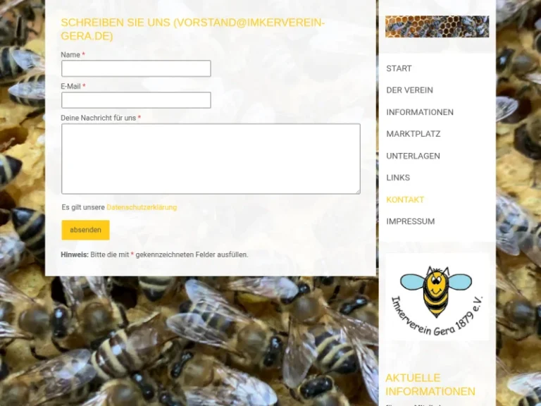 Imkerverein Gera 1879 eV - Thüringen in Gera