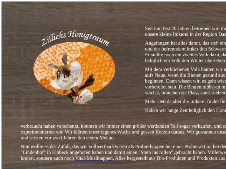 Zillichs Honigtraum - Niedersachsen in Dassel