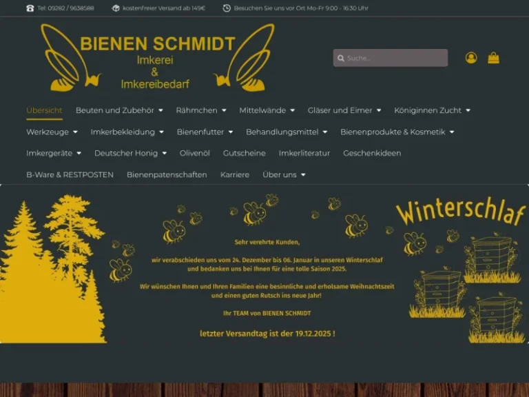 Bienen Schmidt Imkerei & Imkereibedarf Florian Schmidt - Bayern in Naila