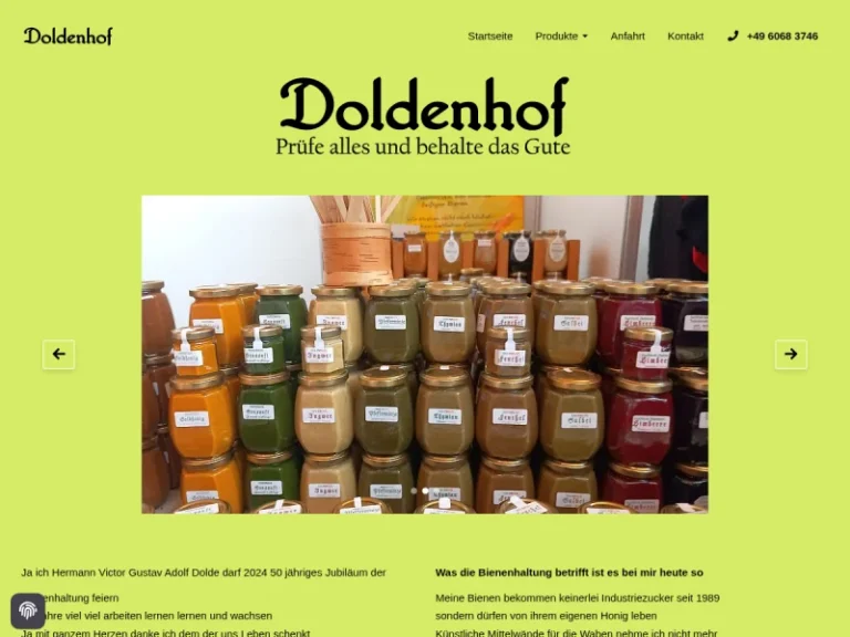 Imkerei Doldenhof Hermann Dolde - Hessen in Oberzent