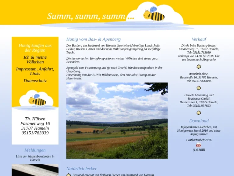 Thomas Hülsen: Designer & Imker - Niedersachsen in Hameln