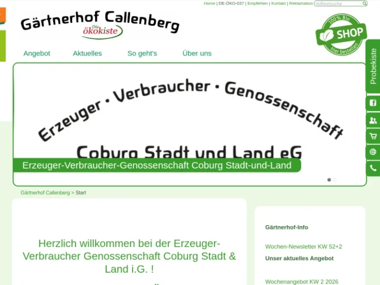 Gärtnerei am Callenberg - Bayern in Coburg