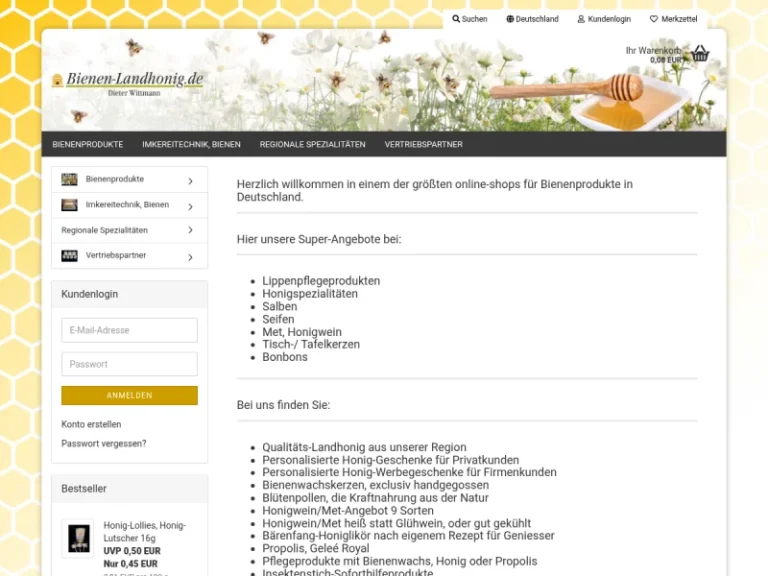 Weserberglandimkerei Dieter Wittmann - Nordrhein-Westfalen in Höxter