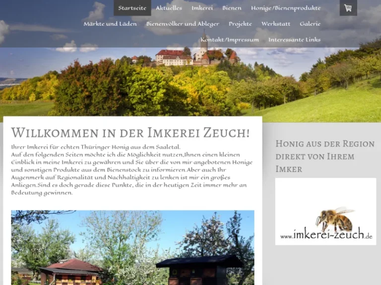 Imker Alexander Zeuch - Thüringen in Kahla