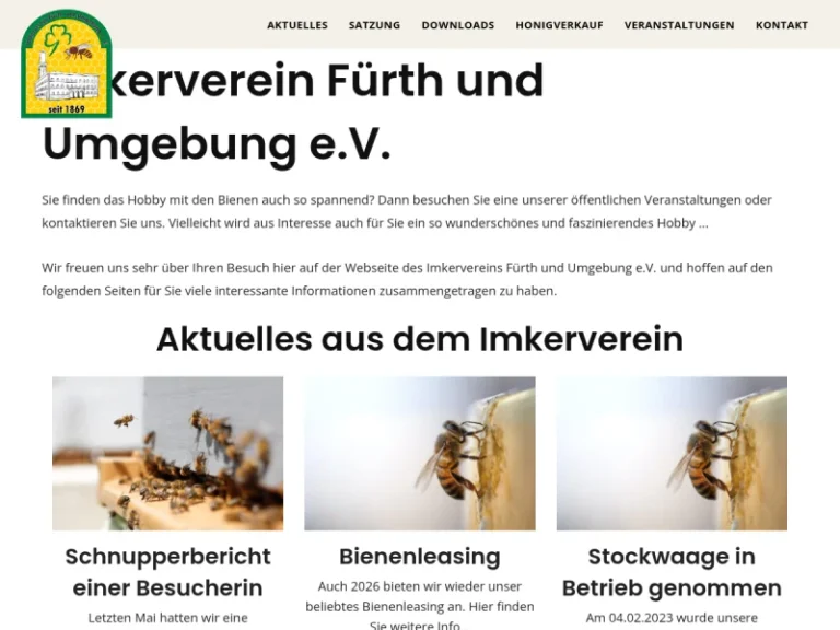 Lehrbienenstand Kleine Mainau - Bayern in Fürth