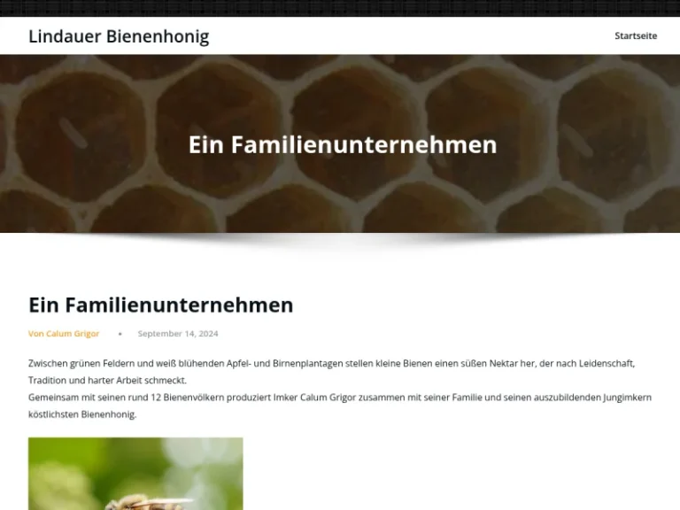 Lindauer Bienen Honig - Bayern in Lindau