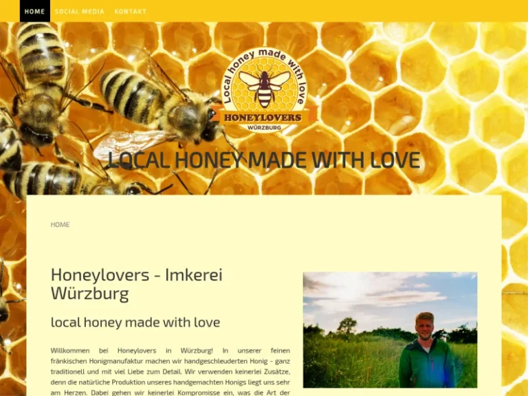 Imkerei Honeylovers – Local Honey made with love – - Bayern in Würzburg