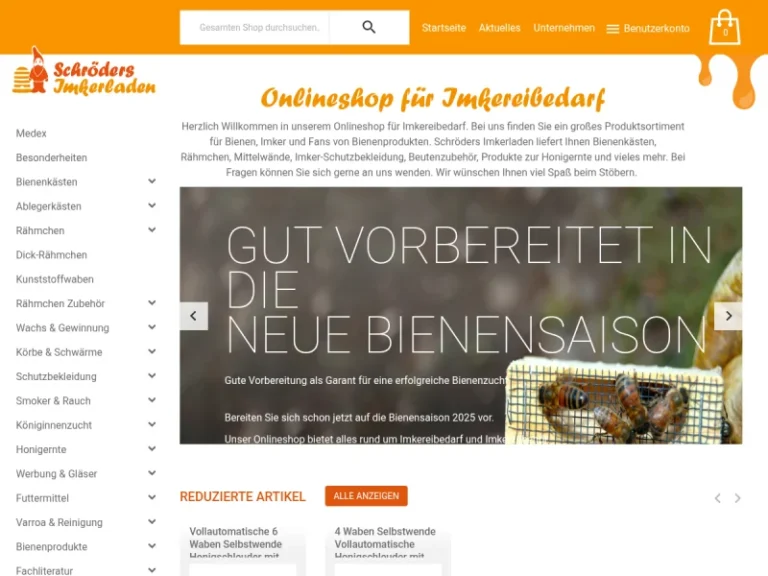 Onlinehandel Schröders Imkerladen - Bayern in Weißensberg