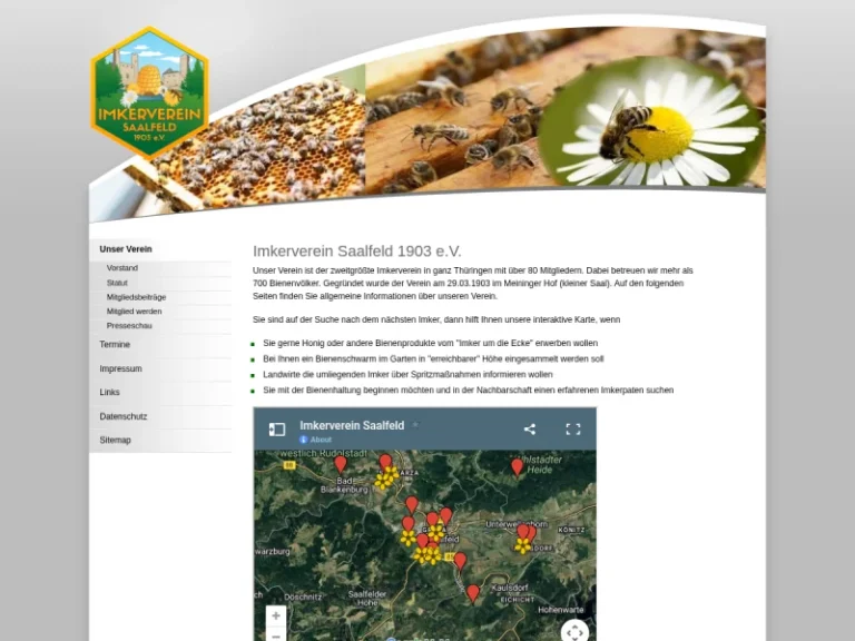 Imkerverein Saalfeld 1903 e.V. - Thüringen in Rudolstadt