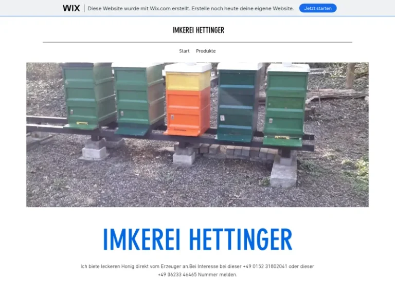 Imkerei Hettinger - Rheinland-Pfalz in Beindersheim