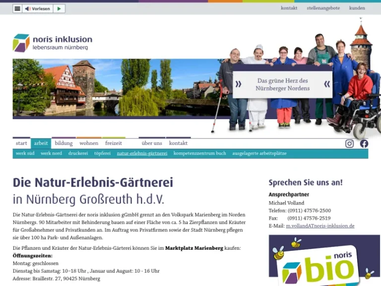 Natur-Erlebnis-Gärtnerei - Bayern in Nürnberg