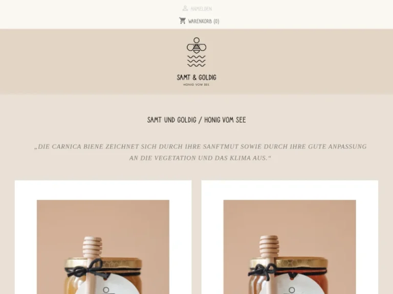 SAMT UND GOLDIG / HONIG VOM SEE - Bayern in Lindau