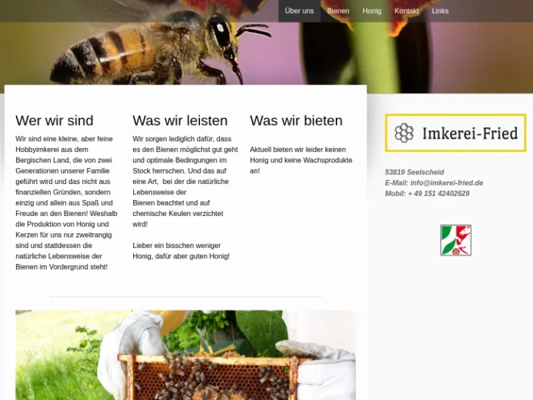 Imkerei Fried - Nordrhein-Westfalen in Neunkirchen-Seelscheid