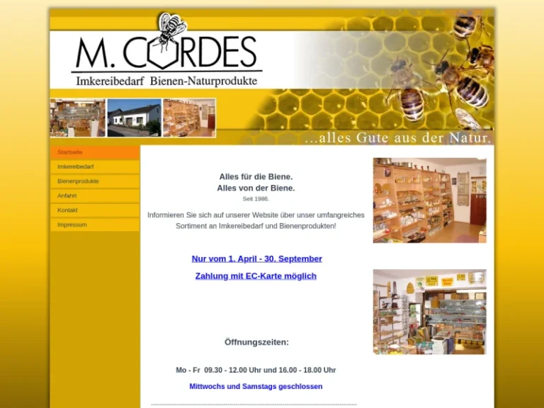 Margaretha Cordes – Imkerbedarf, Bienenprodukte - Nordrhein-Westfalen in Lennestadt