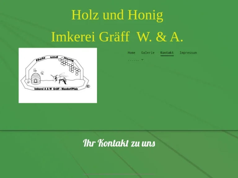 Holz und Honig Imkerei Gräff - Rheinland-Pfalz in Maxdorf