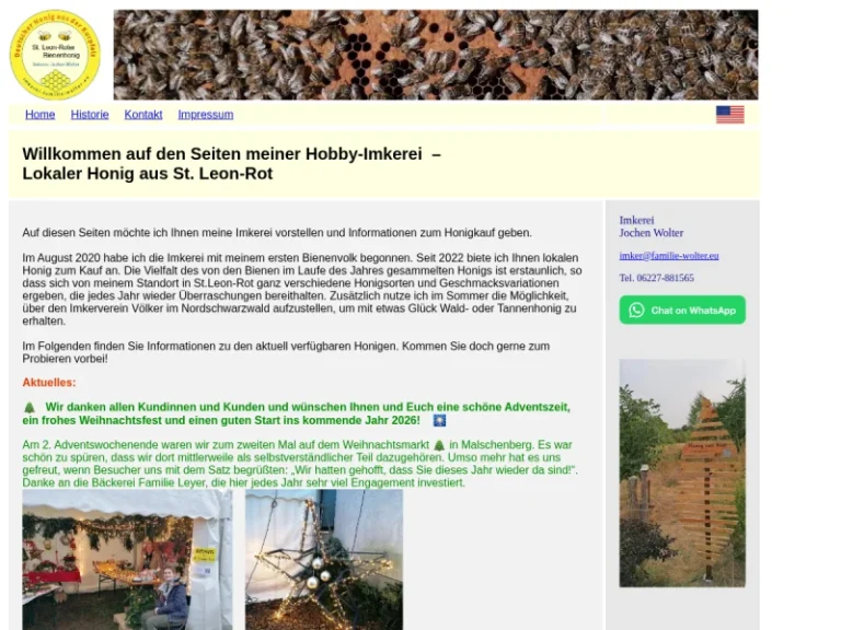 Imkerei Wolter - Baden-Württemberg in St. Leon-Rot